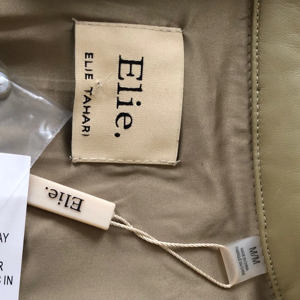 Elie Tahari Olive Green Blouse - Picture 4 of 4